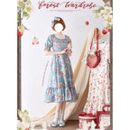 Early Summer Berry Picture Book Lolita OP Dress with Hair Clip - image 10