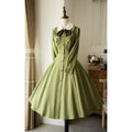 Forest Traveller Long-Sleeve Lolita OP Dress with Headbow - image 5