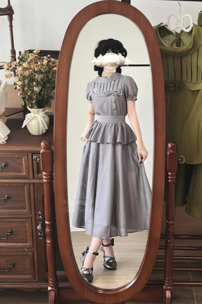 Summer French Top and Midi Skirt - image 1