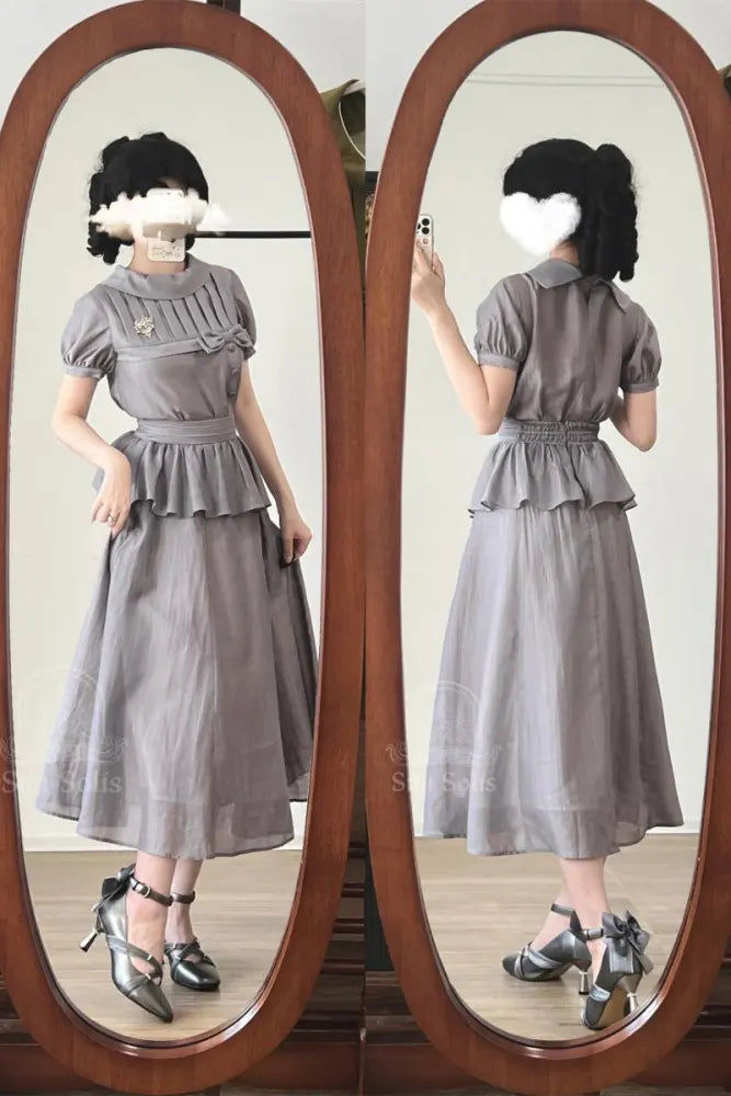 Summer French Top and Midi Skirt - image 2