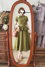 Summer French Top and Midi Skirt - image 3