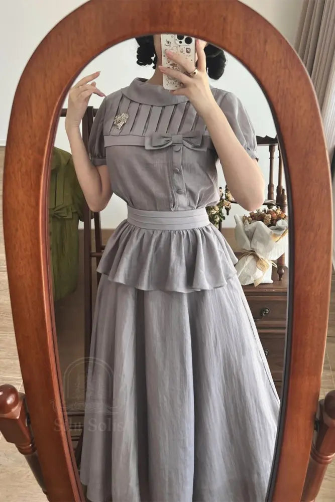 Summer French Top and Midi Skirt - image 7