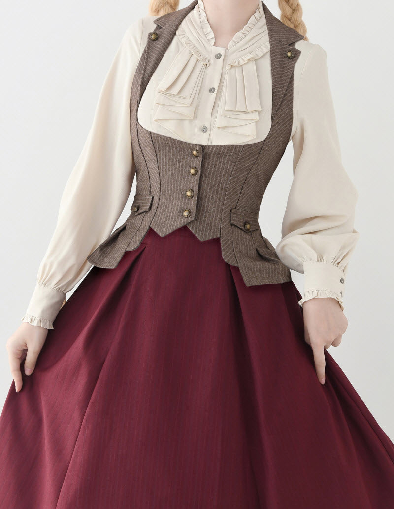 Whispers of the Woods - Classic Lolita Open-Bust Vest - image 6