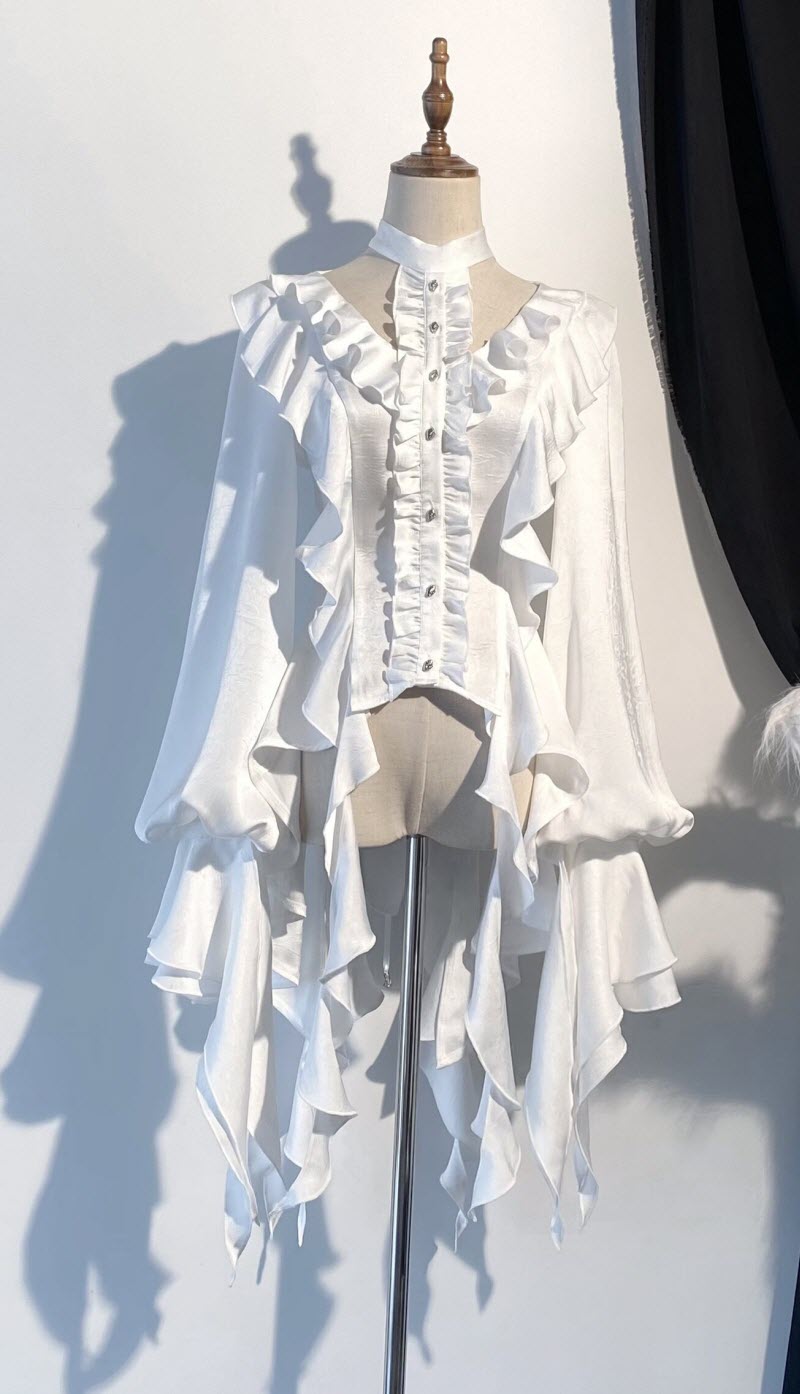Shadowveil Ouji Gothic Lolita Blouse - image 2