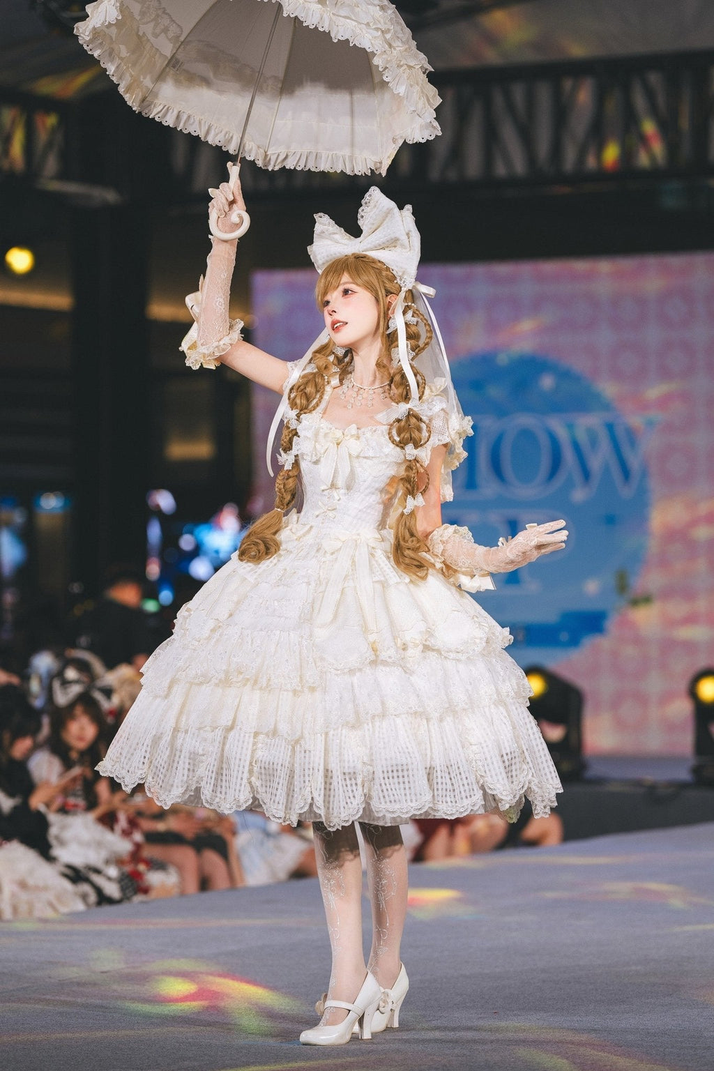 Frosted Starlight Elegant Bridal Sweet Lolita JSK Dress - image 13
