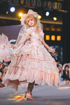 Frosted Starlight Elegant Bridal Sweet Lolita JSK Dress - image 24