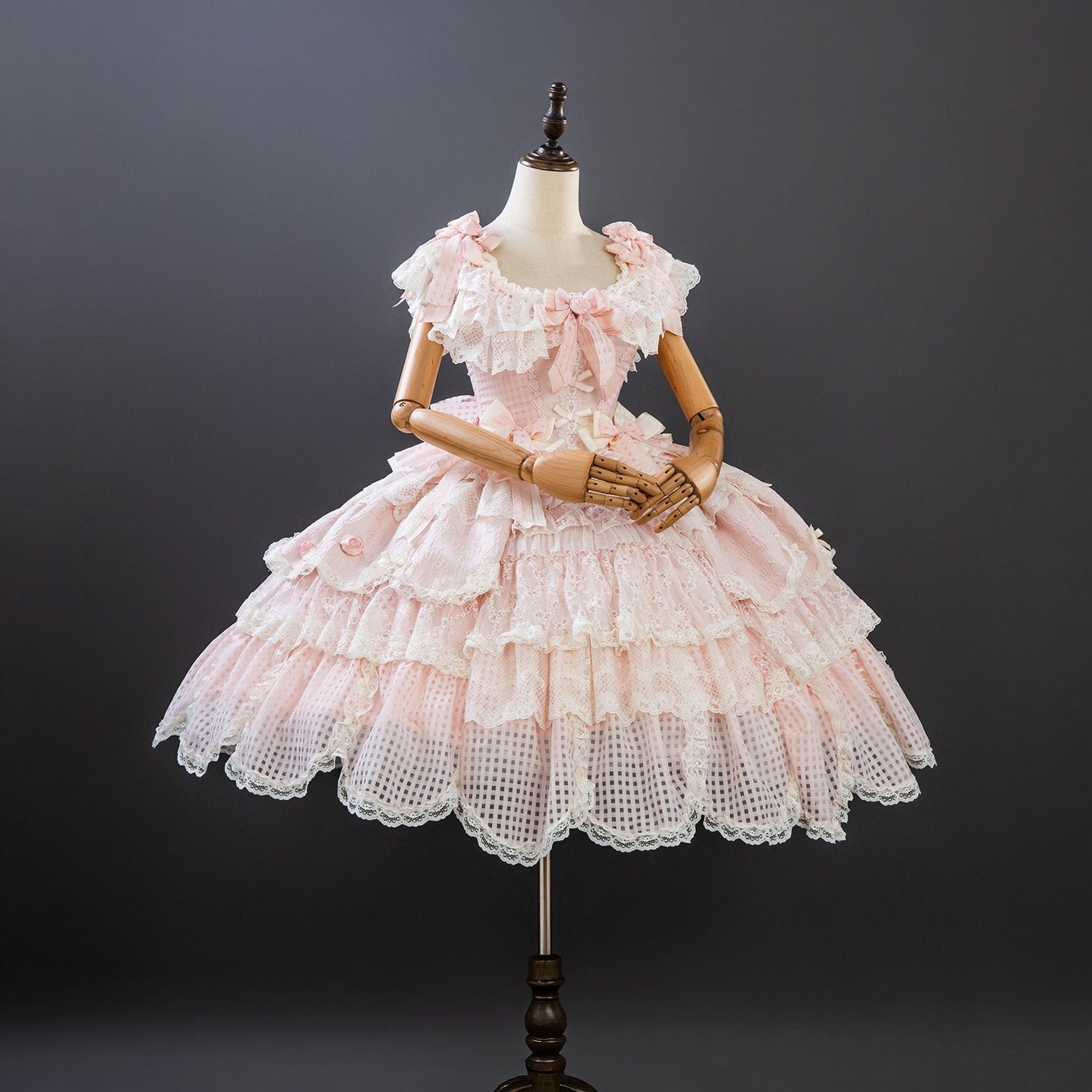 Frosted Starlight Elegant Bridal Sweet Lolita JSK Dress - image 7