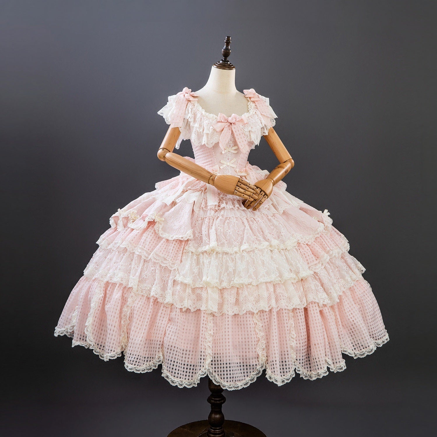 Frosted Starlight Elegant Bridal Sweet Lolita JSK Dress - image 8