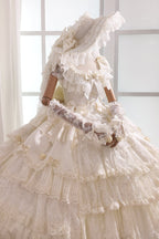 Frosted Starlight Elegant Bridal Sweet Lolita JSK Dress - image 10