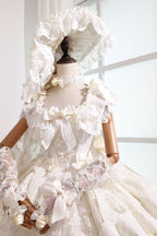 Frosted Starlight Elegant Bridal Sweet Lolita JSK Dress - image 11