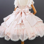 Frosted Starlight Elegant Bridal Sweet Lolita JSK Dress - image 25