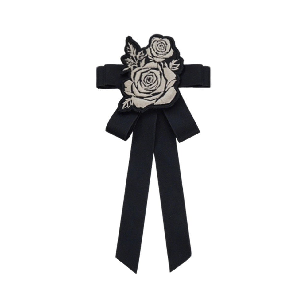 Glaze Floral Realm Black Lolita OP Dress and Accessories - image 15