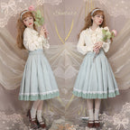 Canneles Elegant Classic High Waist Lolita Skirt - image 7