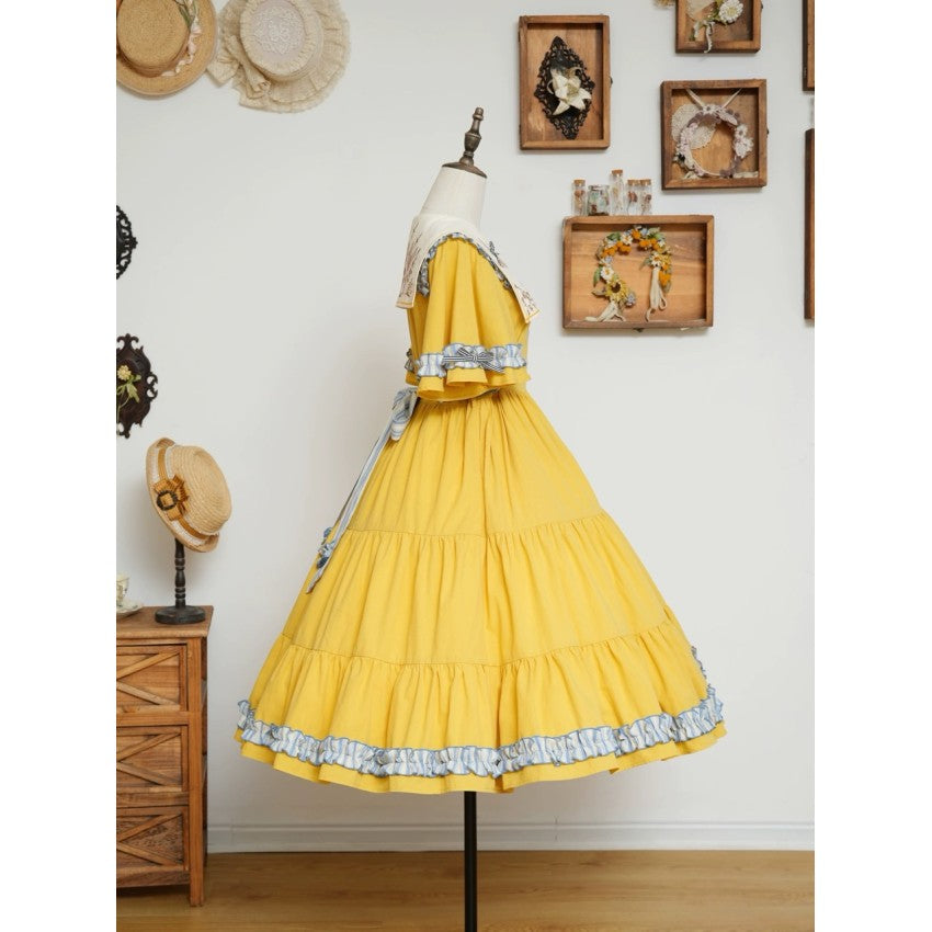 Song of the Canary Classic Lolita OP Dress - image 30
