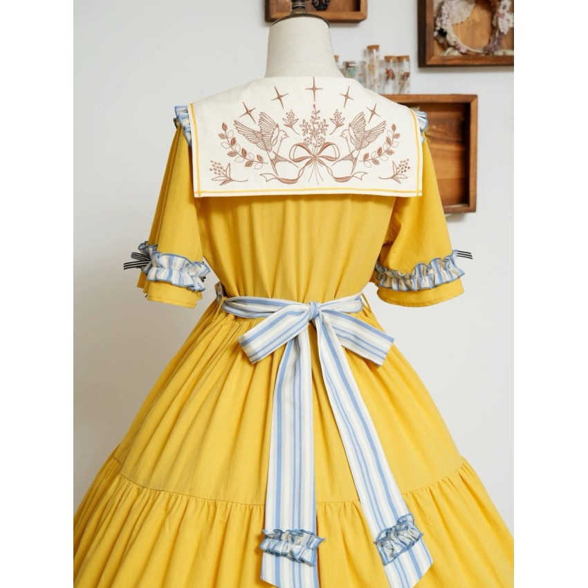 Song of the Canary Classic Lolita OP Dress - image 34