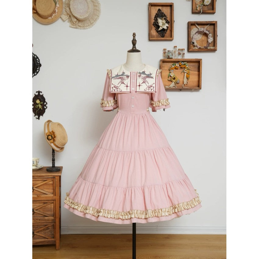 Song of the Canary Classic Lolita OP Dress - image 36