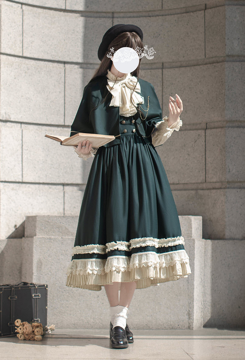 First Time at Magic Academy Lolita JSK, Blouse and Capes - image 8