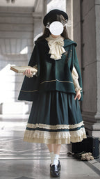 First Time at Magic Academy Lolita JSK, Blouse and Capes - image 15