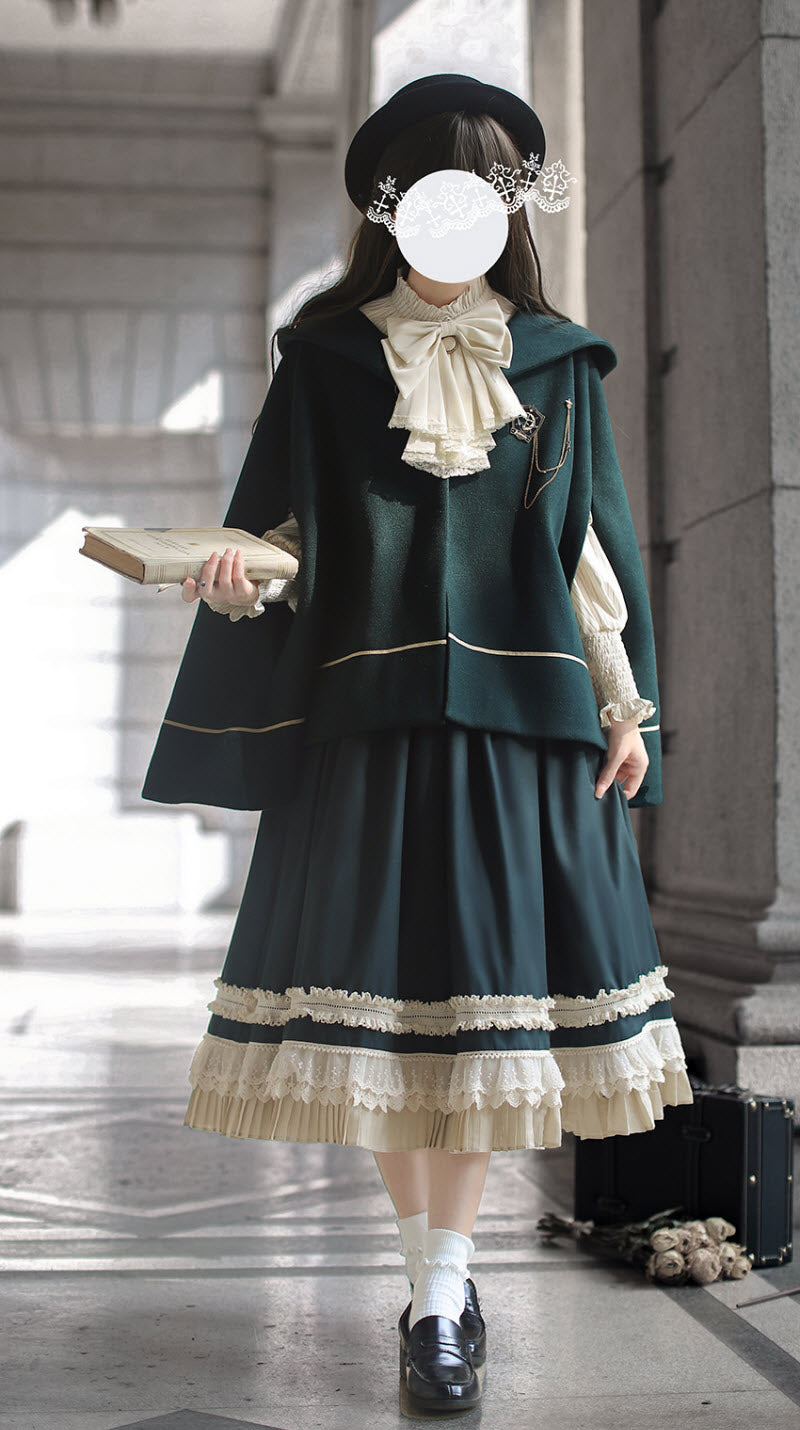 First Time at Magic Academy Lolita JSK, Blouse and Capes - image 15