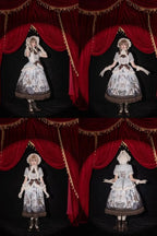 Symbiotic Doll Stand-Collar Natural-Waist Gothic Lolita OP - image 7