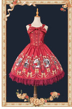 Snow White Printed Lolita JSK and Coordinating Headwear - image 1