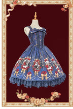 Snow White Printed Lolita JSK and Coordinating Headwear - image 5