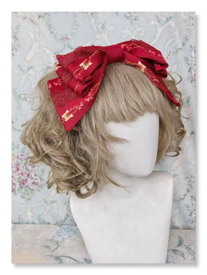 Snow White Printed Lolita JSK and Coordinating Headwear - image 8