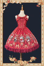 Snow White Printed Lolita JSK and Coordinating Headwear - image 10