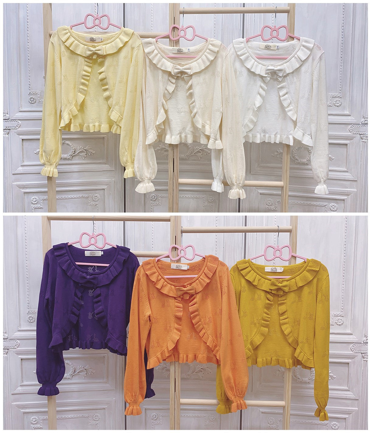 Sweet Lolita Long-Sleeved Cotton Cardigan - image 11