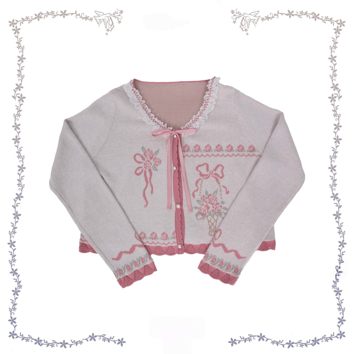 Iris Clock Lolita Flutter-Sleeve OP and Embroidered Lapel JSK Collection - image 26