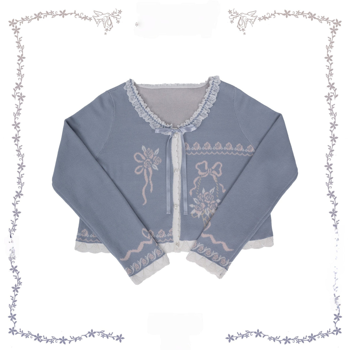 Iris Clock Lolita Flutter-Sleeve OP and Embroidered Lapel JSK Collection - image 27