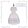 Iris Clock Lolita Flutter-Sleeve OP and Embroidered Lapel JSK Collection - image 3