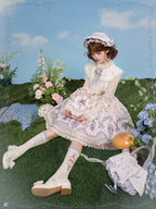 Iris Clock Lolita Flutter-Sleeve OP and Embroidered Lapel JSK Collection - image 13