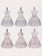 Iris Clock Lolita Flutter-Sleeve OP and Embroidered Lapel JSK Collection - image 18