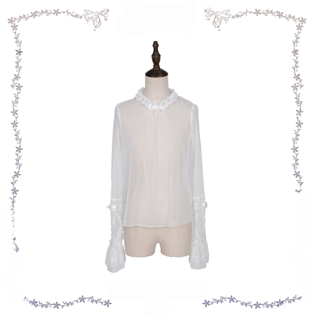 Iris Clock Lolita Flutter-Sleeve OP and Embroidered Lapel JSK Collection - image 25