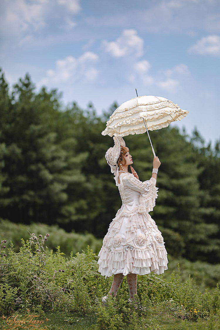 Snow Ear - Rococo Lolita OP Tea Party Dress - image 33