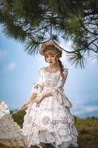 Snow Ear - Rococo Lolita OP Tea Party Dress - image 38