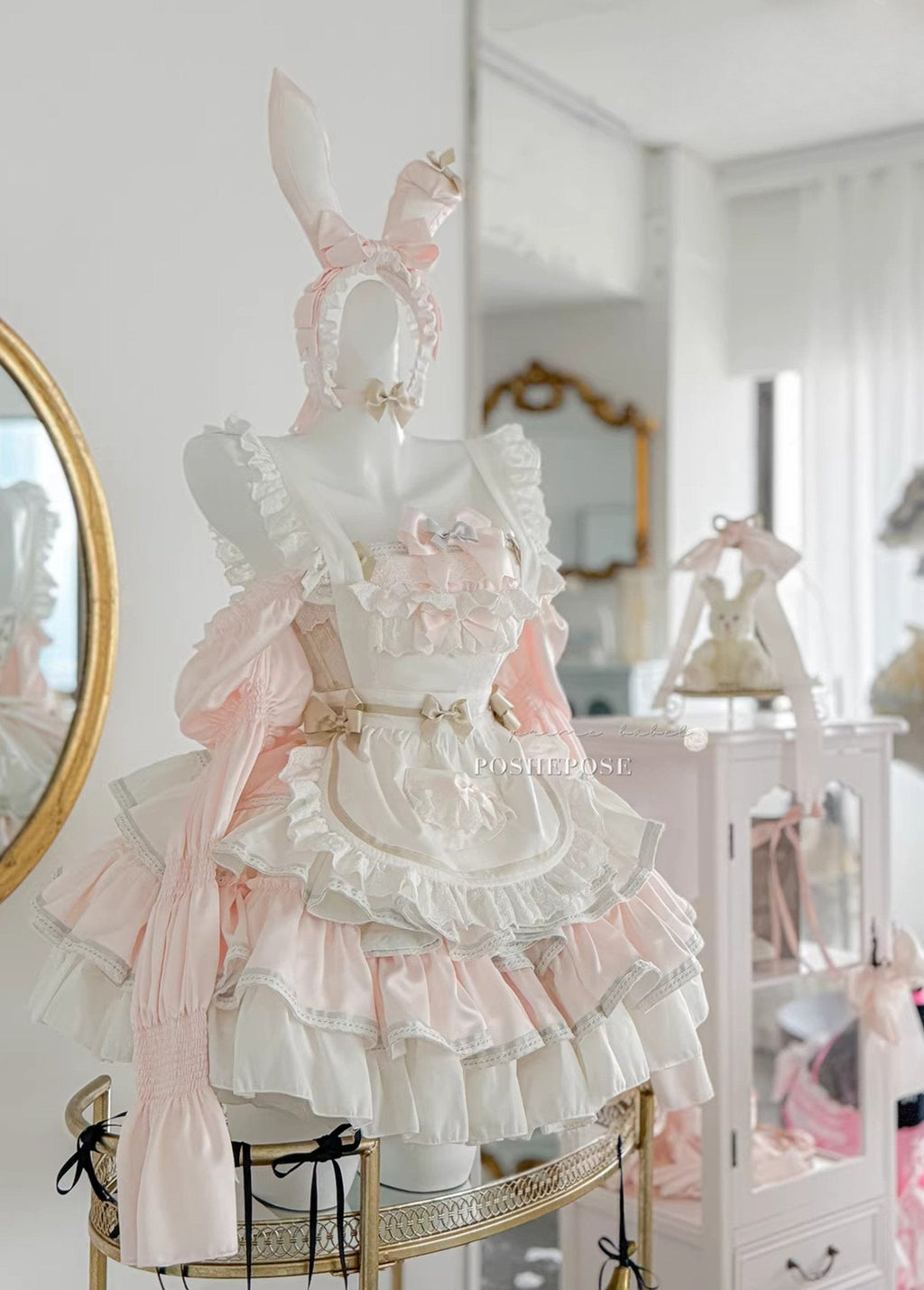 POSHEPOSE - Antique Maid Dress Set Bunny Collection - POSHEPOSE image 5