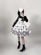 Lace Cross - White Gothic Lolita JSK, Top and Accessories - image 7