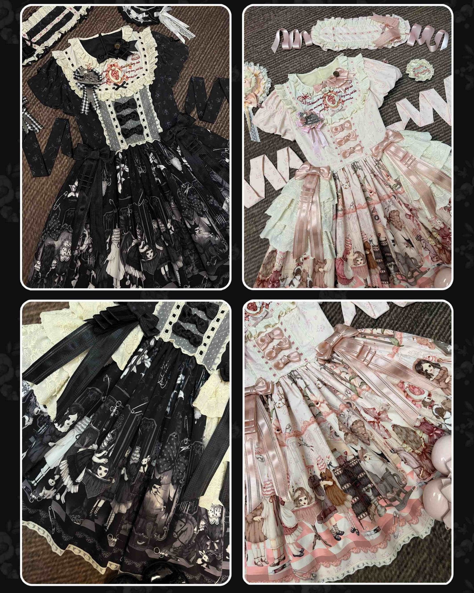 Mime Sweet Lolita OP and JSK Dress Set - image 26