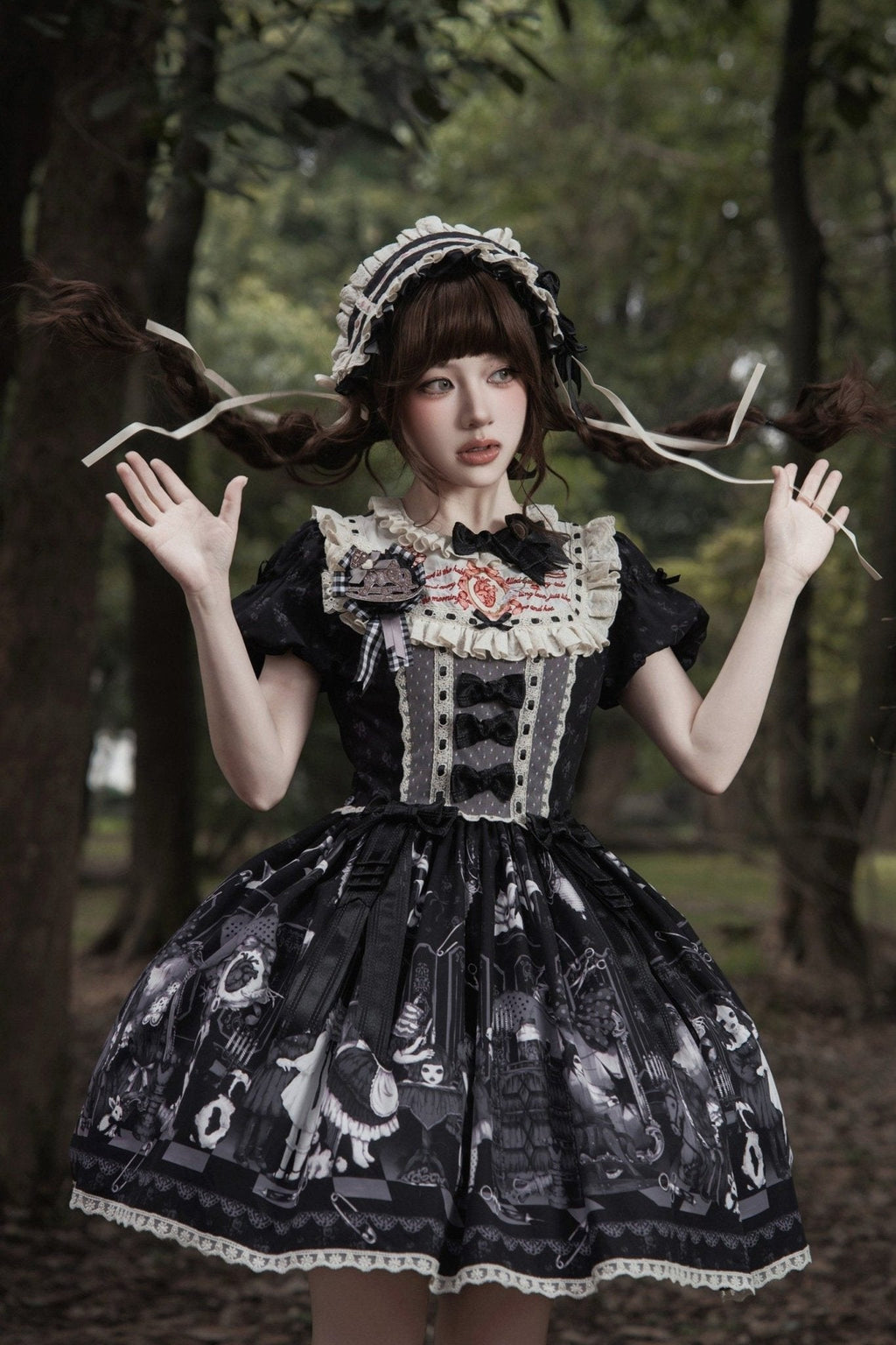 Mime Sweet Lolita OP and JSK Dress Set - image 9