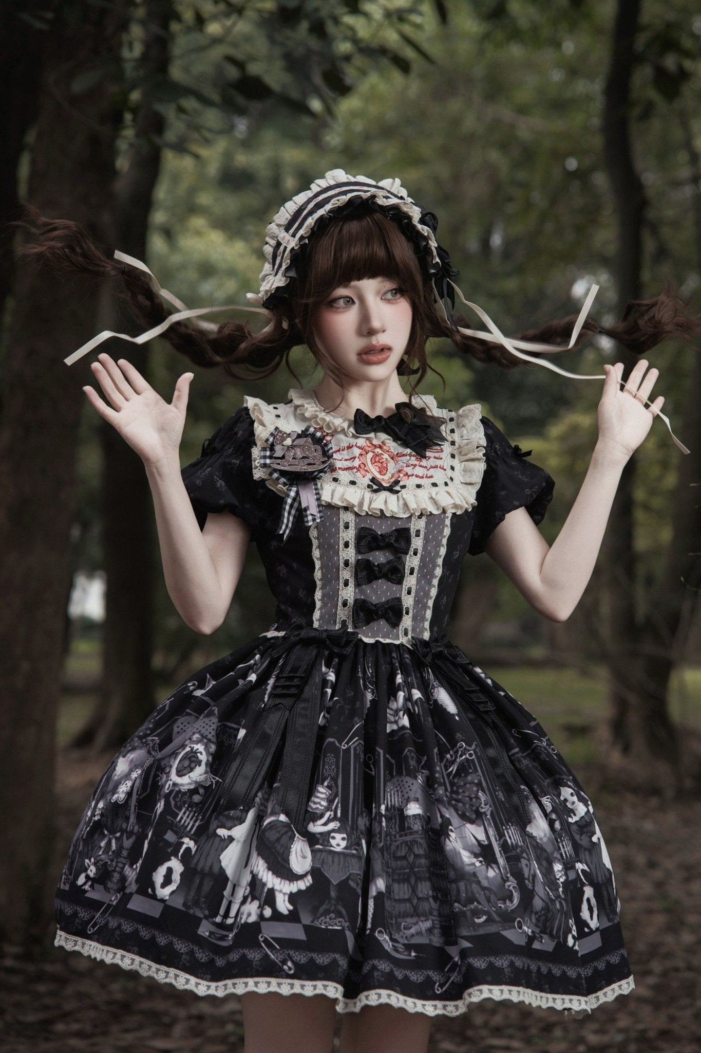 Mime Sweet Lolita OP and JSK Dress Set - image 9