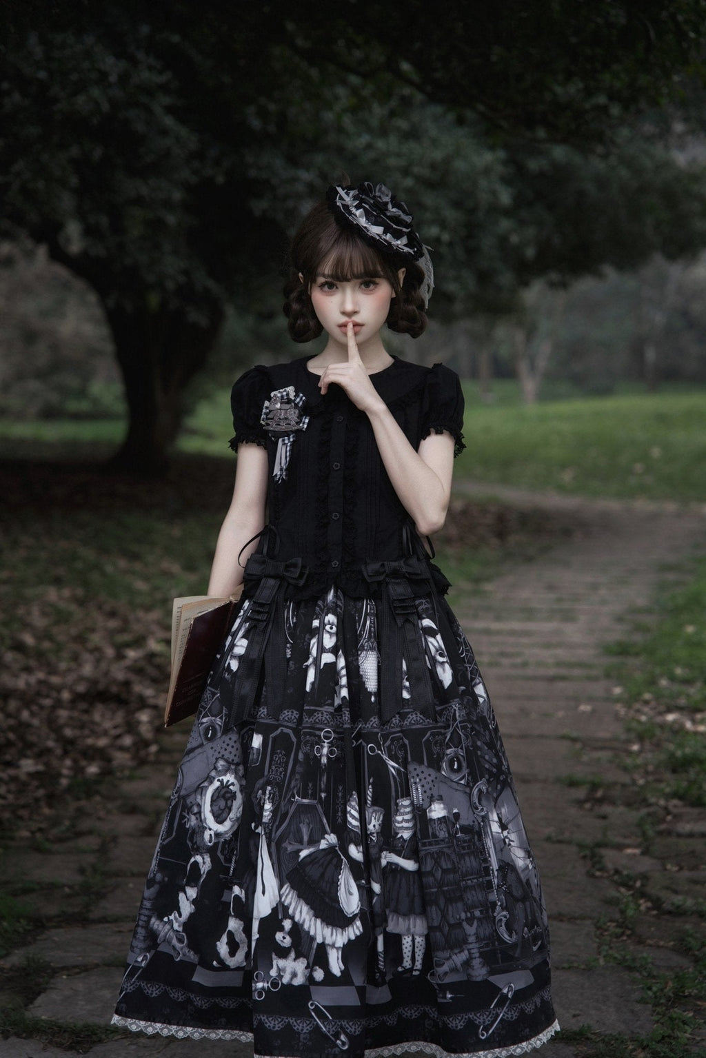 Mime Sweet Lolita OP and JSK Dress Set - image 13