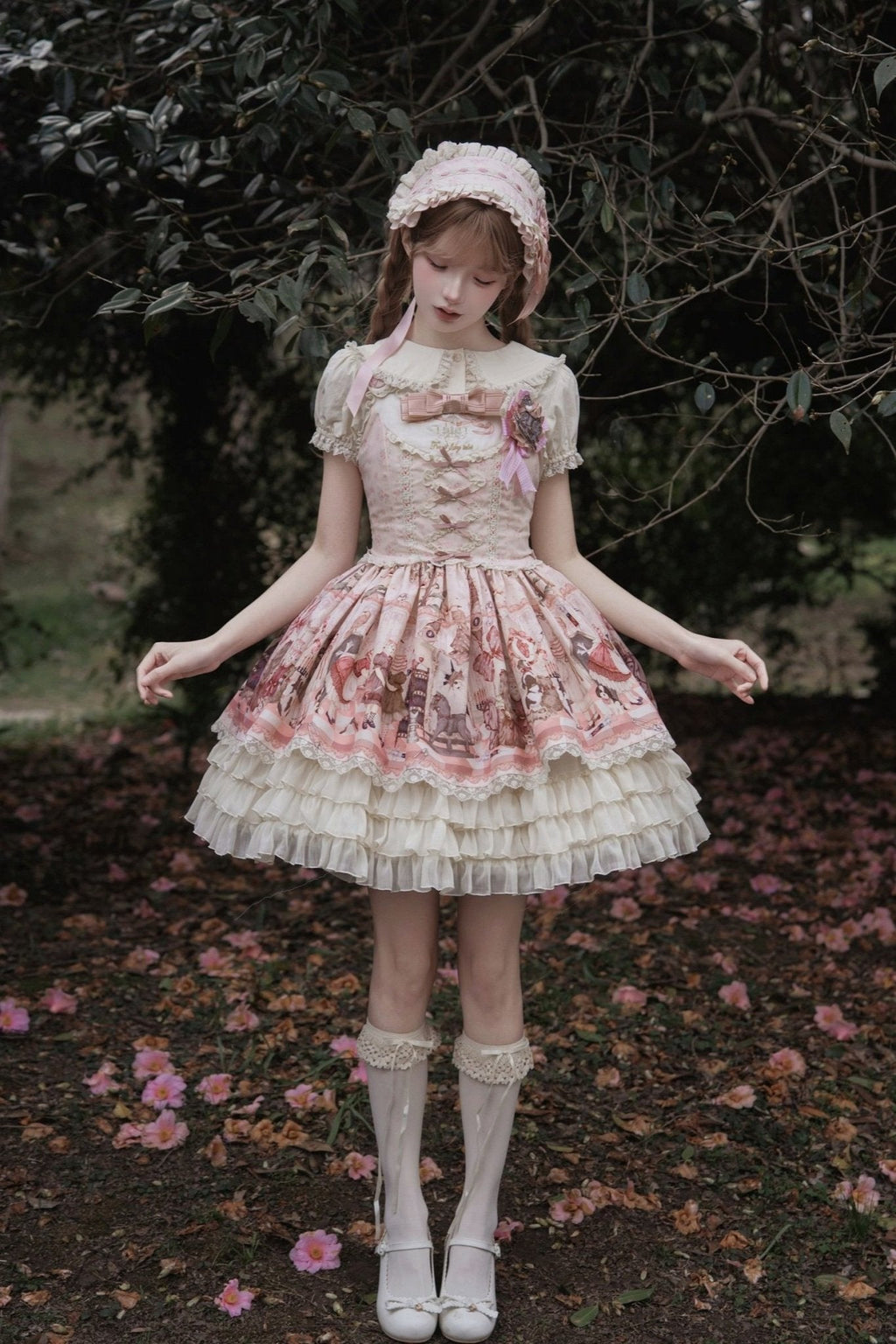 Mime Sweet Lolita OP and JSK Dress Set - image 10
