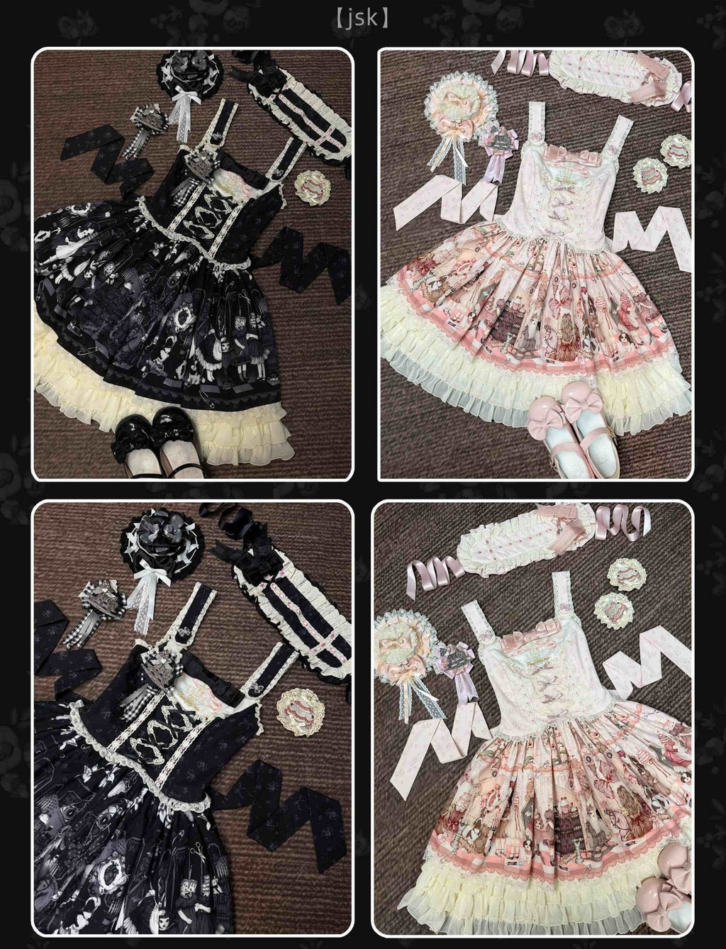 Mime Sweet Lolita OP and JSK Dress Set - image 6
