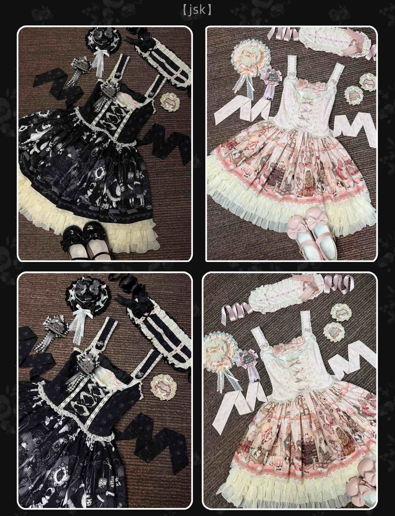 Mime Sweet Lolita OP and JSK Dress Set - image 6
