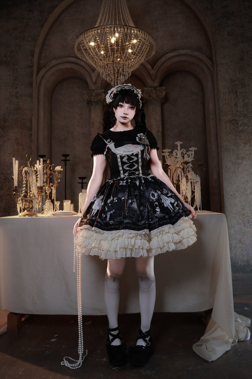 Mime Sweet Lolita OP and JSK Dress Set - image 14