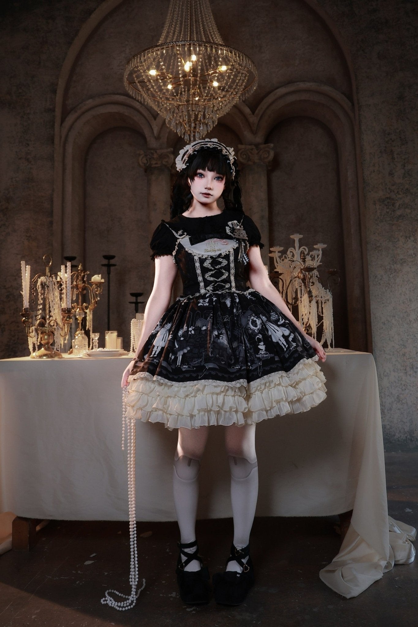 Mime Sweet Lolita OP and JSK Dress Set - image 14