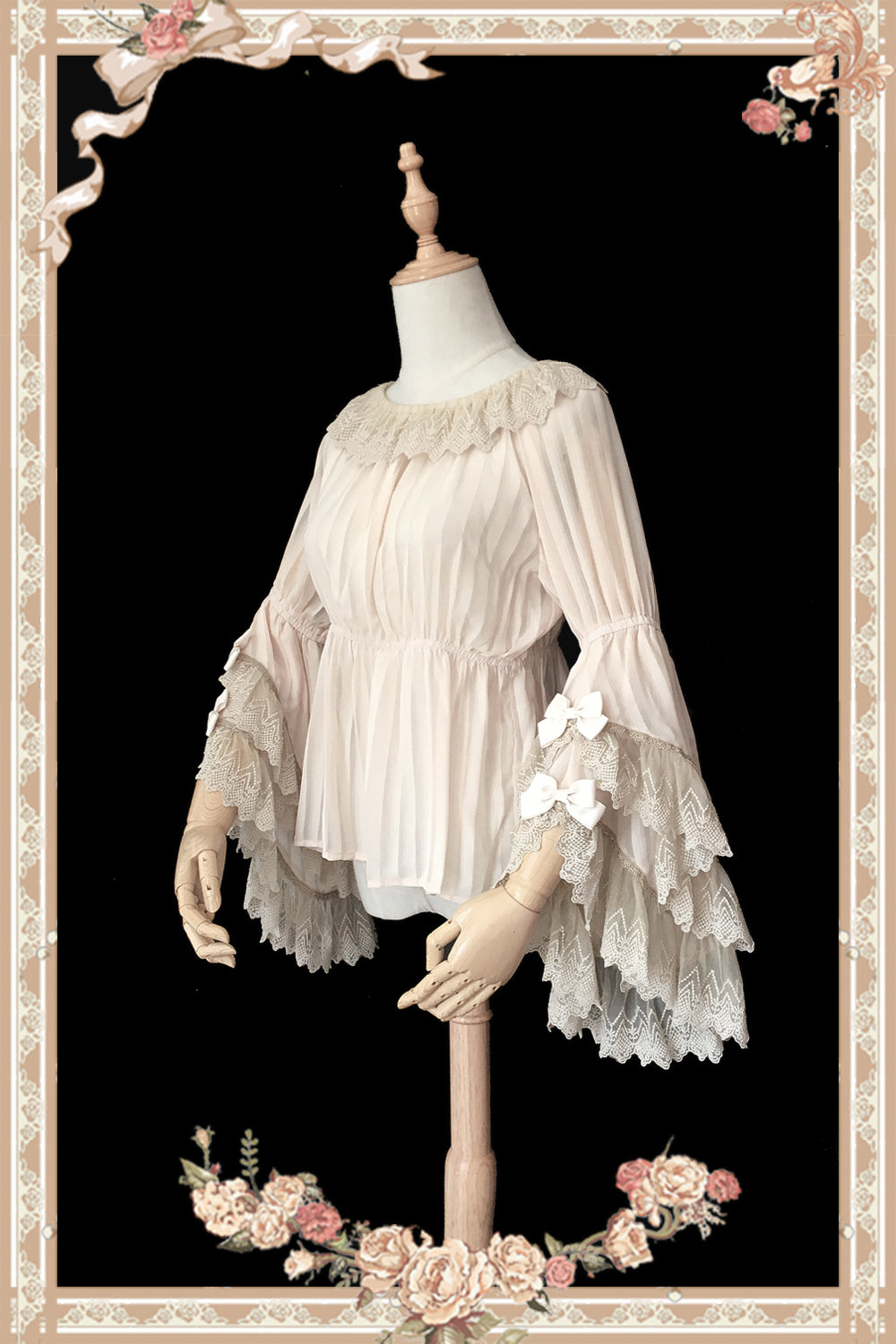 Party in Fairy Tale Town - Princess Sleeves Lolita Blouse - image 1