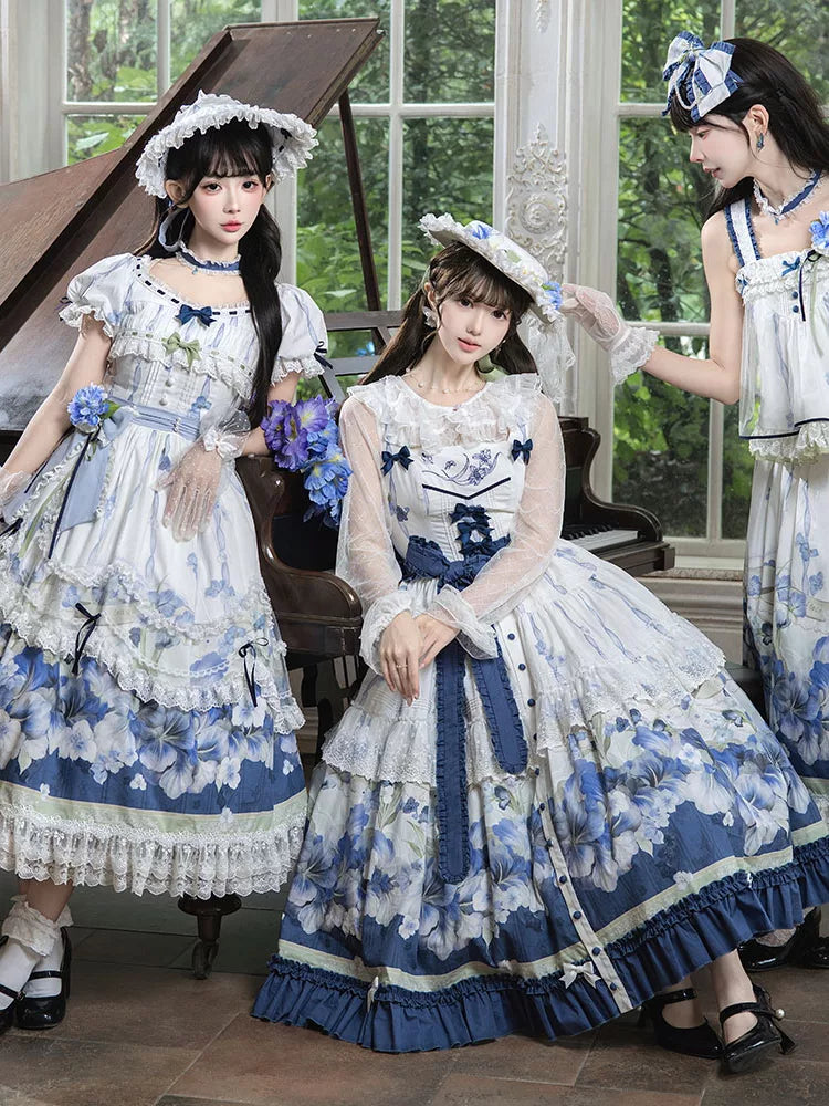 Blue Kite Lolita OP, JSK, Two-Piece Set and Accessories Series - image 2